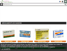 Tablet Screenshot of pharmacie-prado-mermoz.com